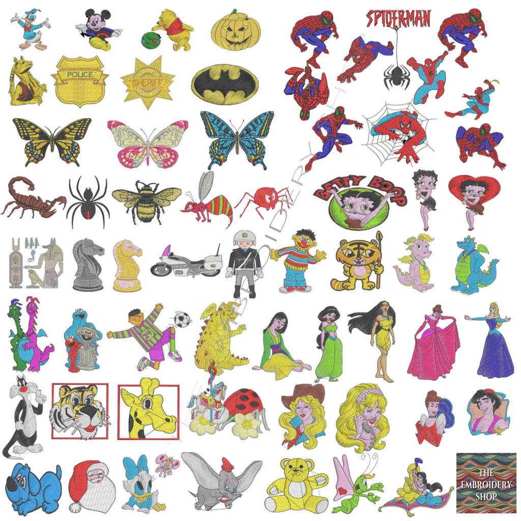 900,000+ Embroidery Designs: PES Files for Brother & Baby Lock (Instant Download)