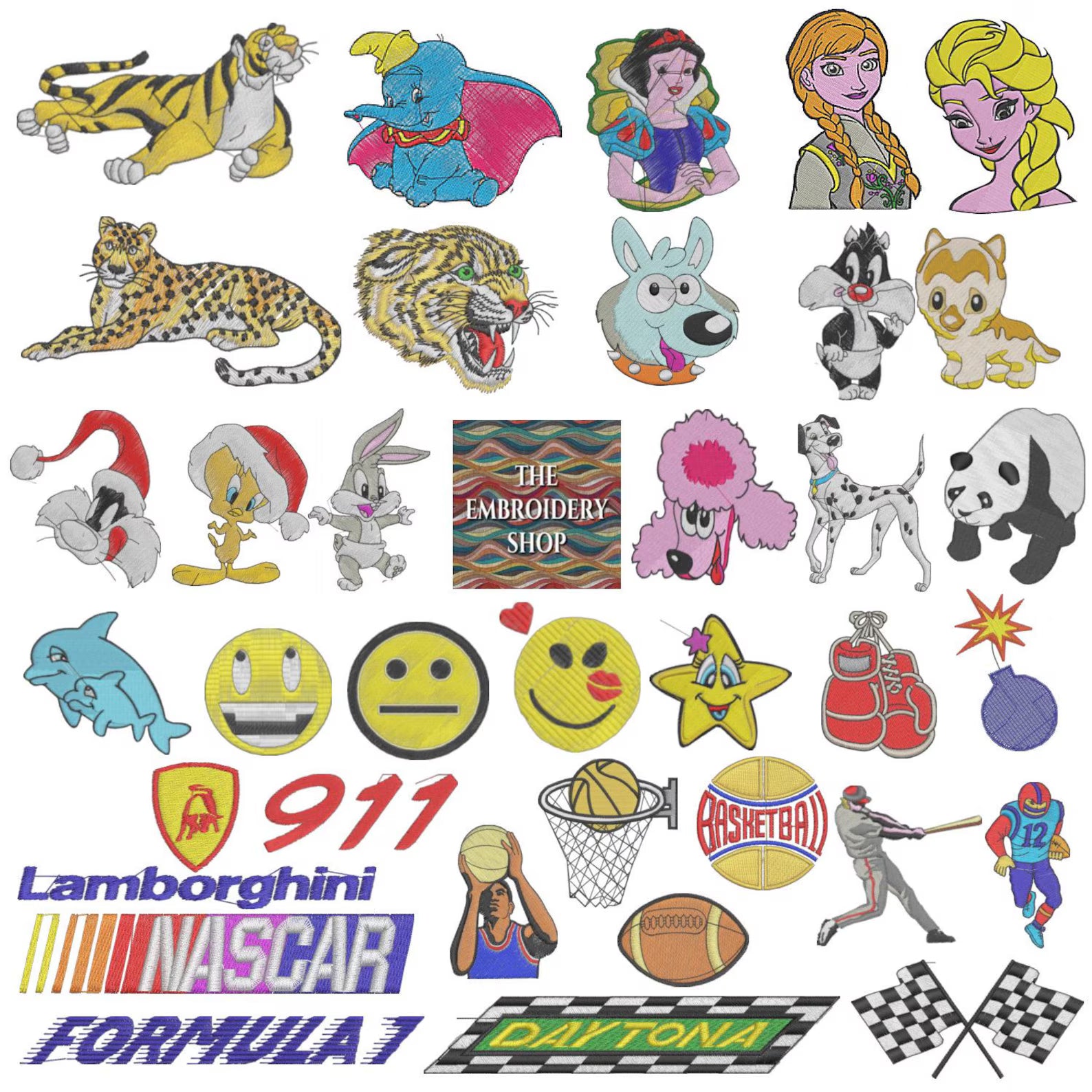 900,000+ Embroidery Designs: PES Files for Brother & Baby Lock (Instant Download)