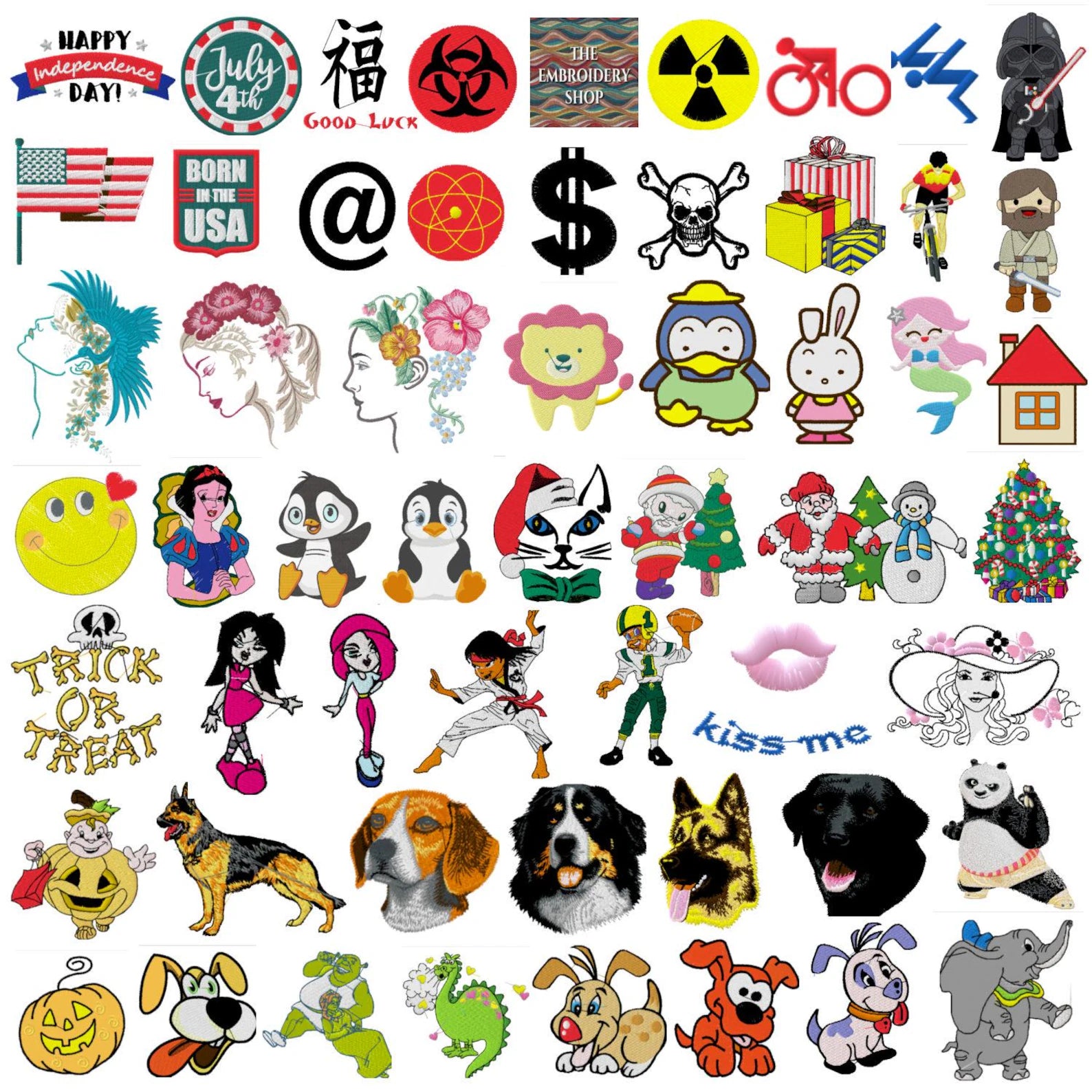 900,000+ Embroidery Designs: PES Files for Brother & Baby Lock (Instant Download)