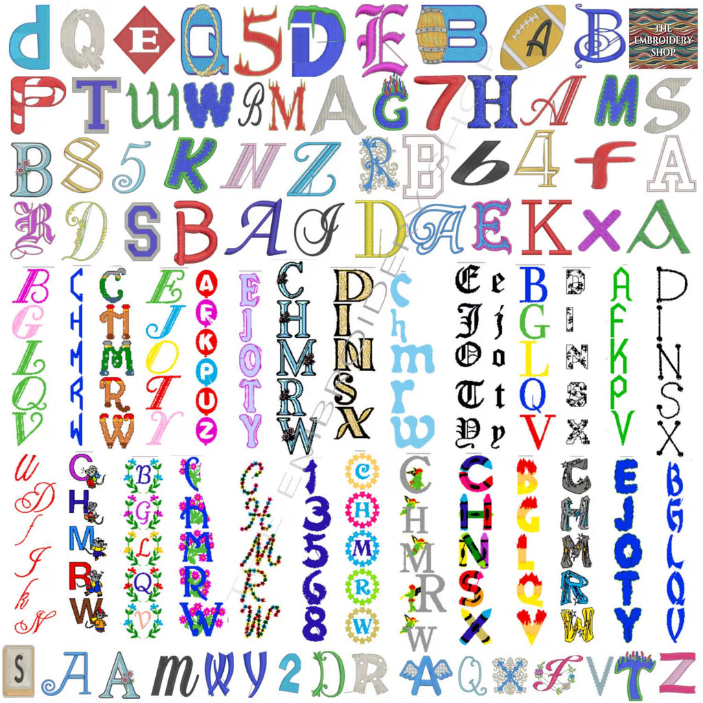 900,000+ Embroidery Designs: PES Files for Brother & Baby Lock (Instant Download)