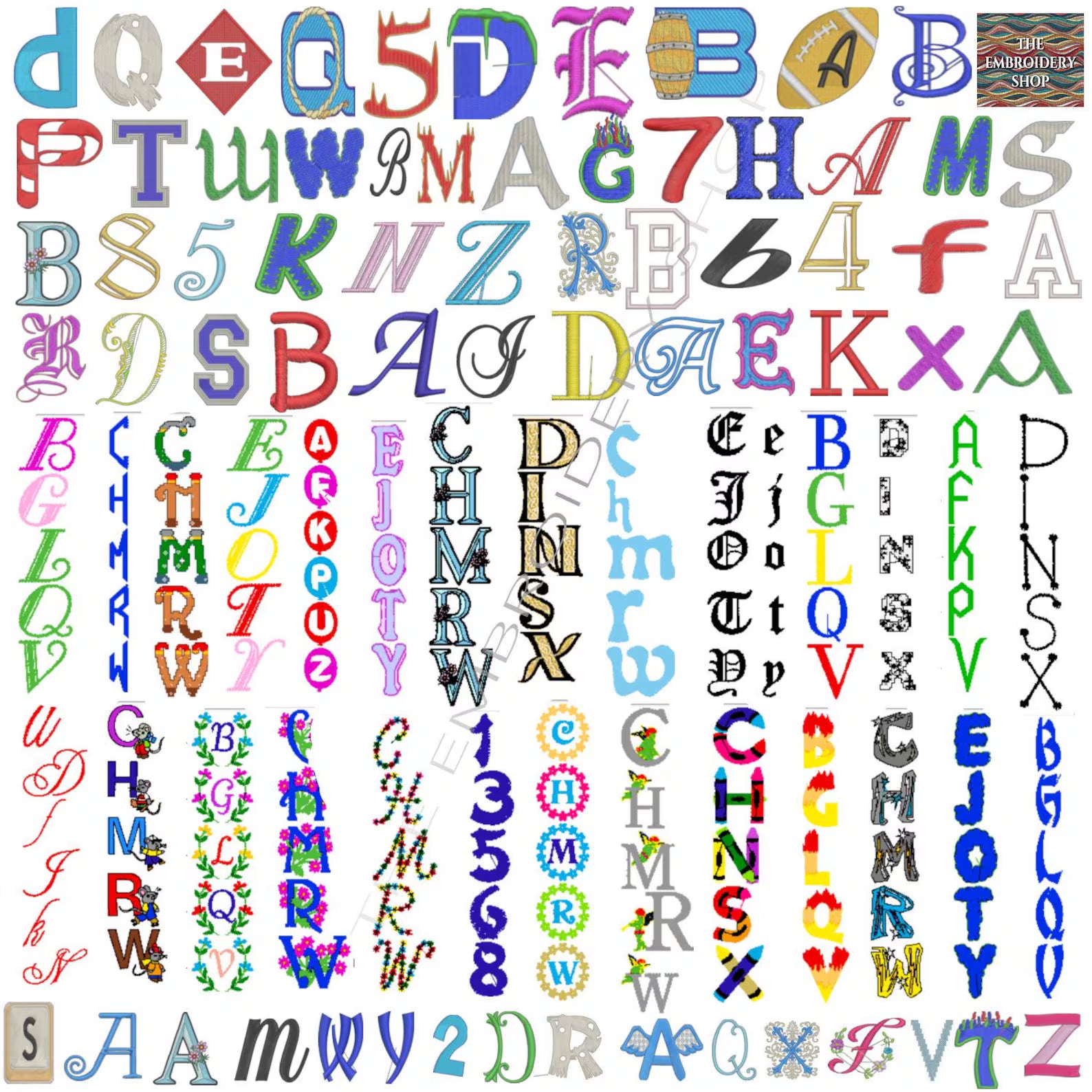 900,000+ Embroidery Designs: PES Files for Brother & Baby Lock (Instant Download)