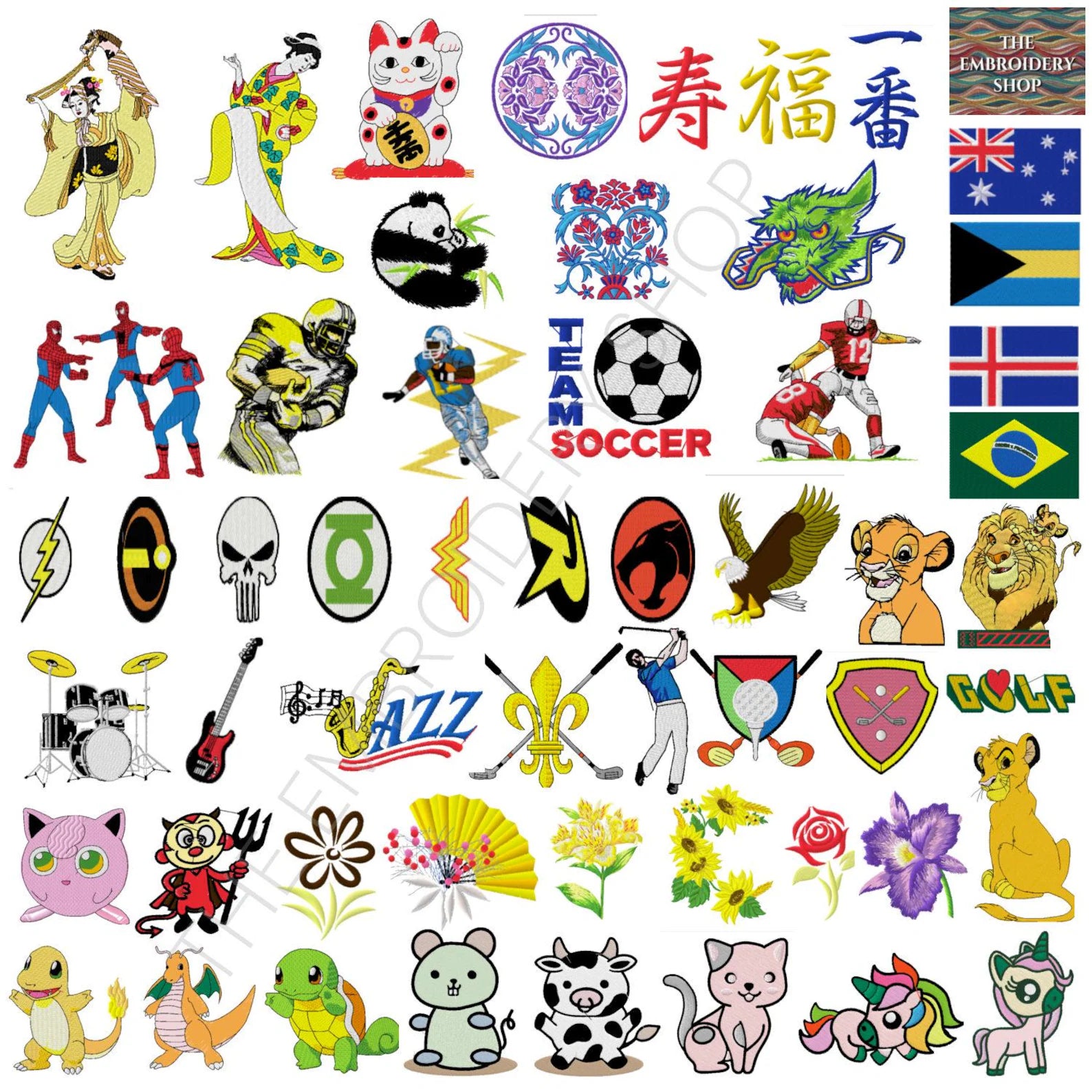 900,000+ Embroidery Designs: PES Files for Brother & Baby Lock (Instant Download)