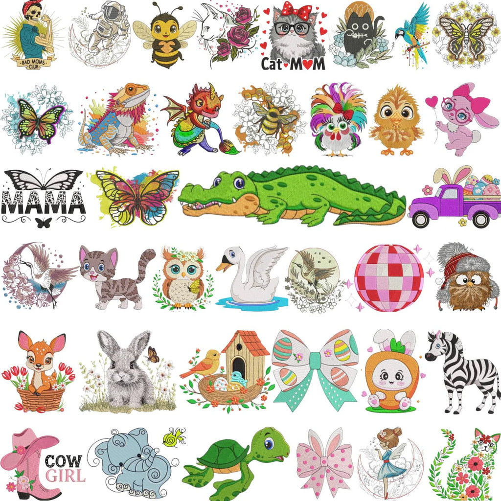 900,000+ Embroidery Designs: PES Files for Brother & Baby Lock (Instant Download)